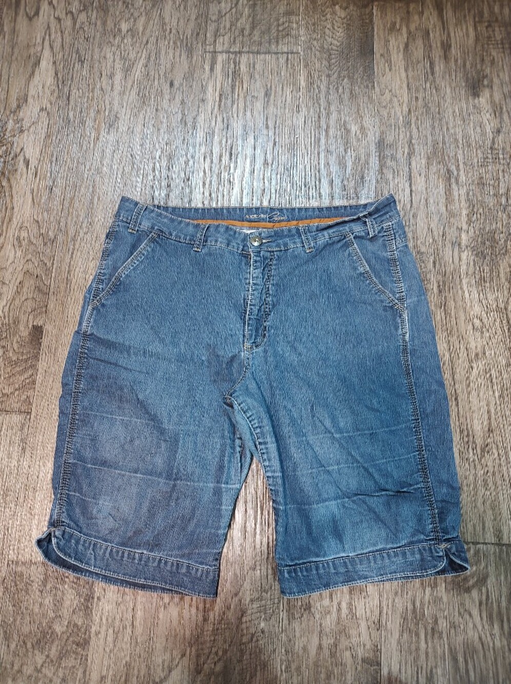 Riders Copper Women's Blue Denim Shorts Size 17